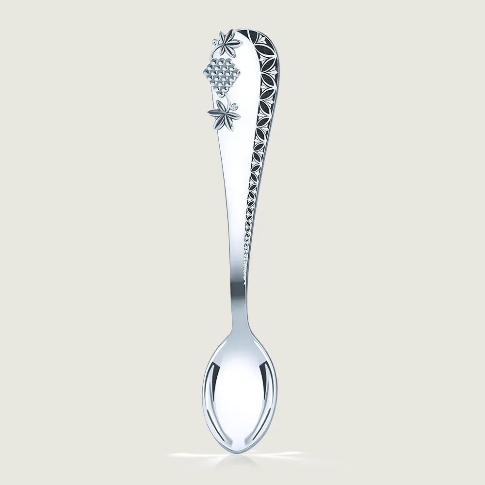 Child's Spoon with Grapes